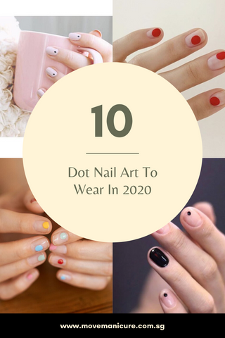 dot nail art pin cover