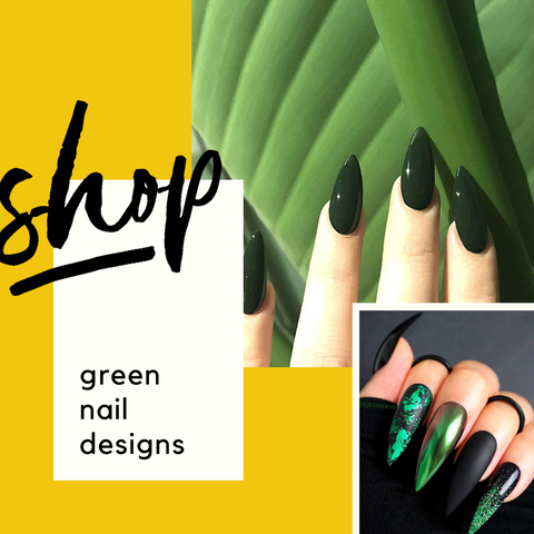 Pampered NAILS & SPA - One of the best things about green nails is that  they can be paired with a variety of different nail art designs. Whether  you're going for a