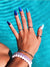 blue summer nail designs inspired by different shades of blue