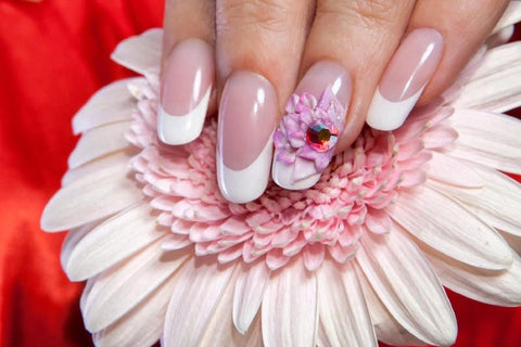What is Luxury Bling Pink High Quality 3D False Nails