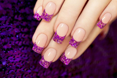 French Glitter Nails | Wedding Nails Design | Move Manicure